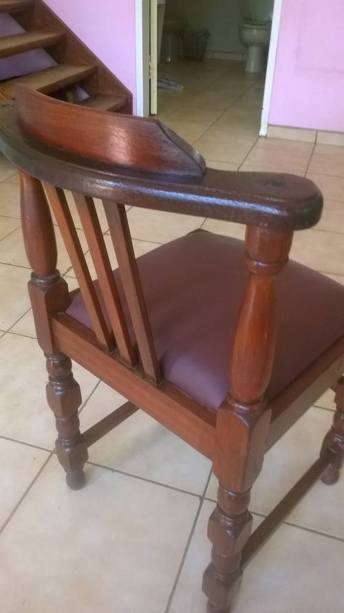 Exquisite, characterful VINTAGE Kiaat Chair